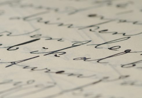 script written on paper
