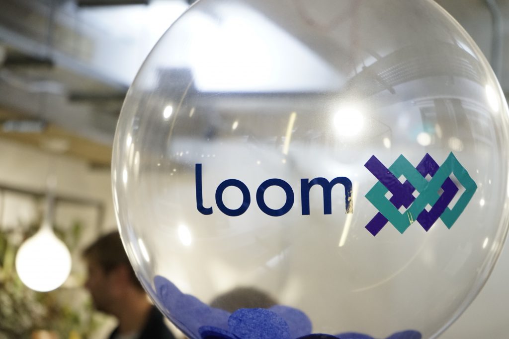 Loom launch party balloon