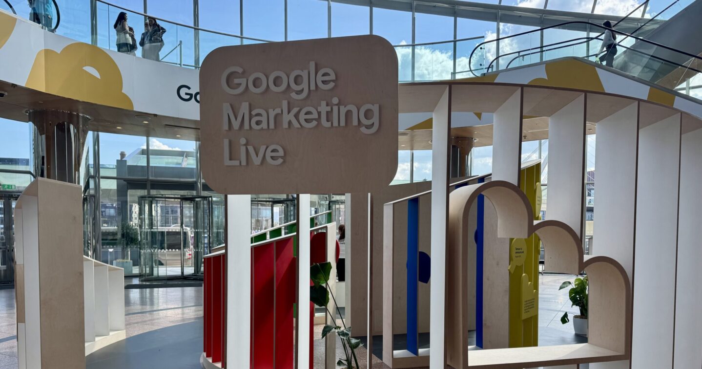 Google Marketing Live 2025 entrance lobby