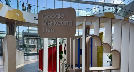 Google Marketing Live 2025 entrance lobby
