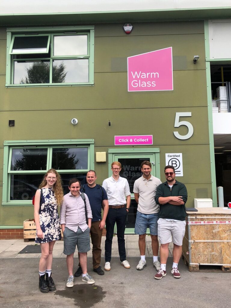 Loom team meeting our first B Corp client