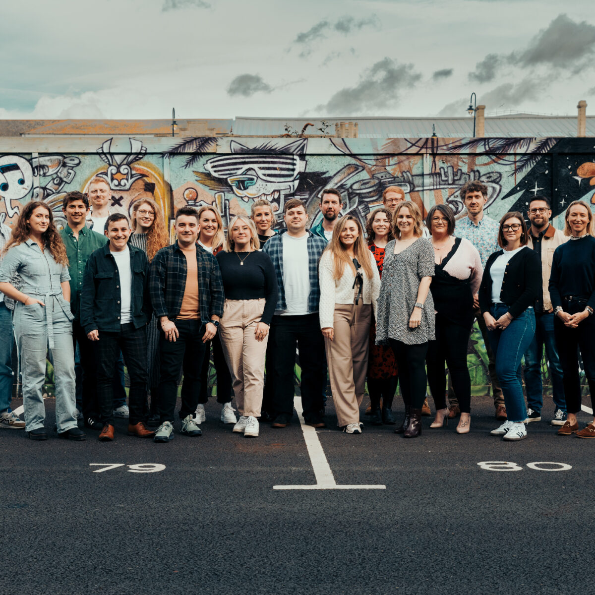 Loom team outside the bristol office